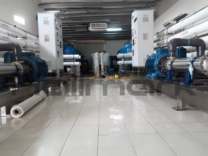 Hallmark Sea Water RO Plant Installation Hallmark Sea Water RO Plant Installation